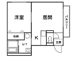 間取図画像 1LDK