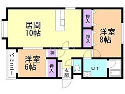 フラット佳月 4階/401