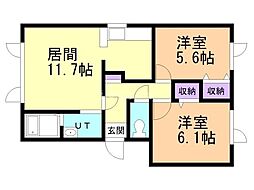 ディアベルジュ60 2階/201