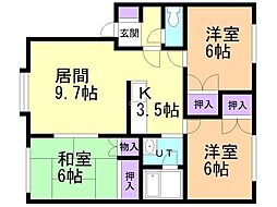 ビレッジ中沼 2階/101