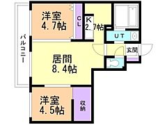 物件の間取り
