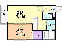 間取図画像 1LDK