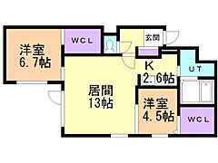 物件の間取り