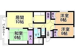 いちい278 3LDKの間取図画像