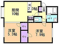 物件の間取り