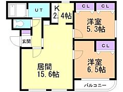 物件の間取り