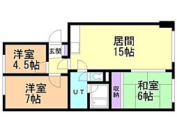 間取図画像 3LDK