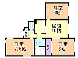 間取図画像 3LDK