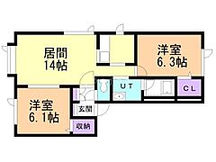 物件の間取り