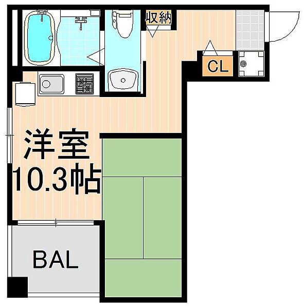 錦糸町インターナショナルレジデンス 401｜東京都墨田区亀沢4丁目(賃貸マンション1R・4階・26.18㎡)の写真 その2