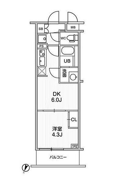 LIME RESIDENCE HIKIFUNE 503｜東京都墨田区東向島1丁目(賃貸マンション1DK・5階・26.25㎡)の写真 その2