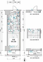 プレール・ドゥーク両国IV 1004 ｜ 東京都墨田区緑1丁目（賃貸マンション1K・10階・25.35㎡） その2