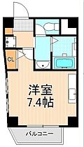 CREA元浅草 401 ｜ 東京都台東区元浅草4丁目（賃貸マンション1R・4階・23.26㎡） その2