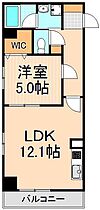 クオーレ浅草  ｜ 東京都台東区千束3丁目（賃貸マンション1LDK・5階・42.18㎡） その2