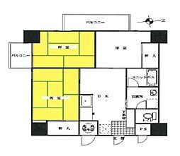間取図画像 3DK