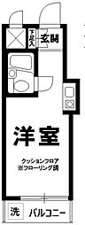 トップ浅草No.1 ワンルームの間取図画像