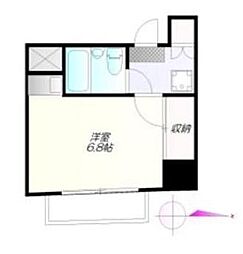 ランバレー元浅草 ワンルームの間取図画像