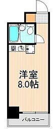 エスポワール入谷 ワンルームの間取図画像