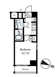 ARCOBALENO OSHIAGE BLOSSOM 1Kの間取図画像