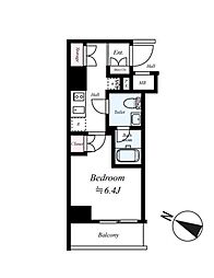 ARCOBALENO OSHIAGE BLOSSOM 1Kの間取図画像