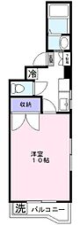 K-FLAT 1Kの間取図画像