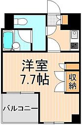 エスティメゾン浅草駒形 1Kの間取図画像