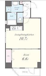 PineWell's 1LDKの間取図画像