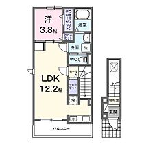 サンコート 201 ｜ 愛媛県今治市東鳥生町4丁目4-61（賃貸アパート1LDK・2階・42.56㎡） その2