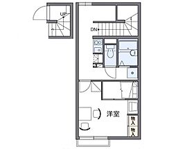 レオパレスShikoku中央 1Kの間取図画像