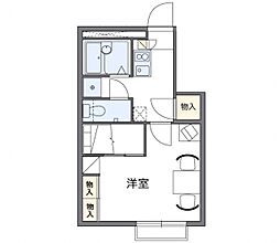 レオパレスいずみ 1Kの間取図画像