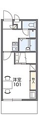 レオパレスサンハイム小泉 1Kの間取図画像