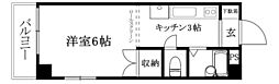 BLESS木屋町 1Kの間取図画像