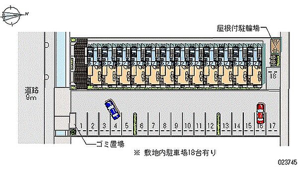 レオパレス拓人 205｜愛媛県松山市余戸中3丁目(賃貸アパート1K・2階・26.08㎡)の写真 その2