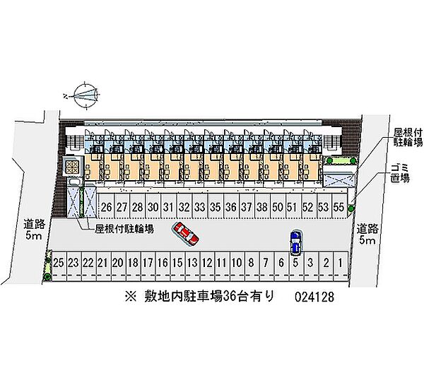 レオパレスグランドカメリアVI 107｜愛媛県松山市居相4丁目(賃貸マンション1K・1階・23.18㎡)の写真 その2