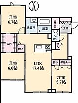 ベルエトワール南江戸 102 ｜ 愛媛県松山市南江戸5丁目2-36（賃貸マンション1LDK・1階・45.52㎡） その2