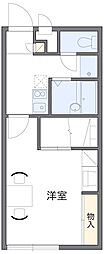 レオパレスエスポワール 1Kの間取図画像