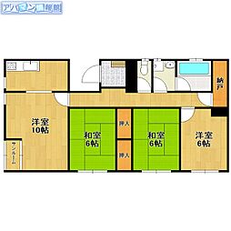 間取図画像 3LDK