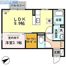 アバカス大野  ｜ 新潟県新潟市西区大野町2895-7（賃貸アパート1LDK・2階・34.76㎡） その2