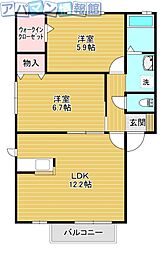 🉐敷金礼金0円！🉐カサグランテB