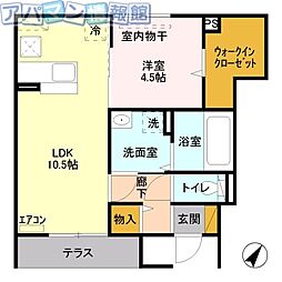 サンロイヤルA 1階/-