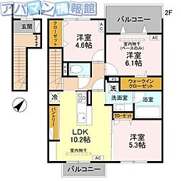 モナ・シエロ 3LDKの間取図画像