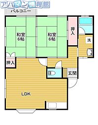 ハイツ西町B 1階/-