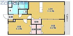 ラフィーネ向陽 4階/-