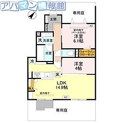 物件の間取り