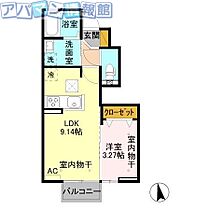 新潟県新潟市江南区元町5丁目18-1（賃貸アパート1LDK・1階・30.51㎡） その2