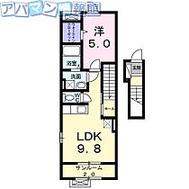 ライラ  ｜ 新潟県新潟市中央区高志1丁目（賃貸アパート1LDK・2階・42.04㎡） その2