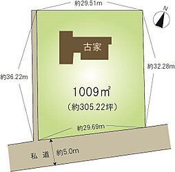 湯の花高原別荘地　古家付土地