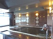 【温泉大浴場】清掃時間以外は24時間温泉に入ることができます。
