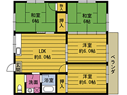 🉐敷金礼金0円！🉐中河原コーポ