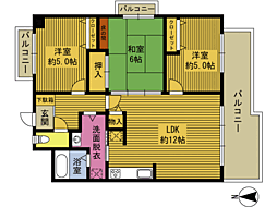 間取図画像 3LDK